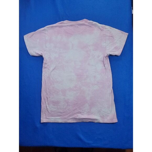 Nirvana T-Shirt Men's Small Short Sleeve Music Smiley Graphic Tie Dye Pink - Picture 11 of 14